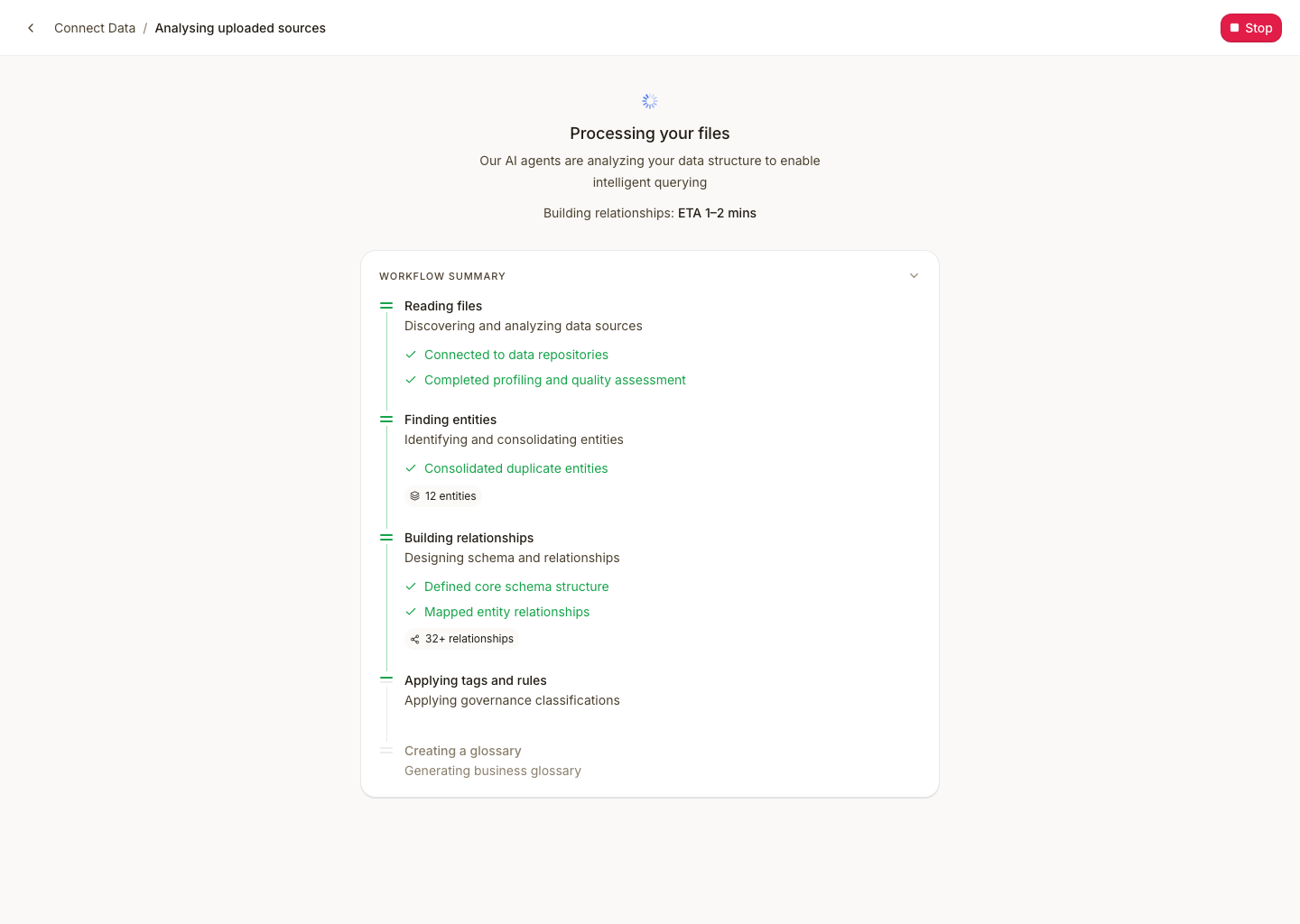 Democritus platform prototype: Processing